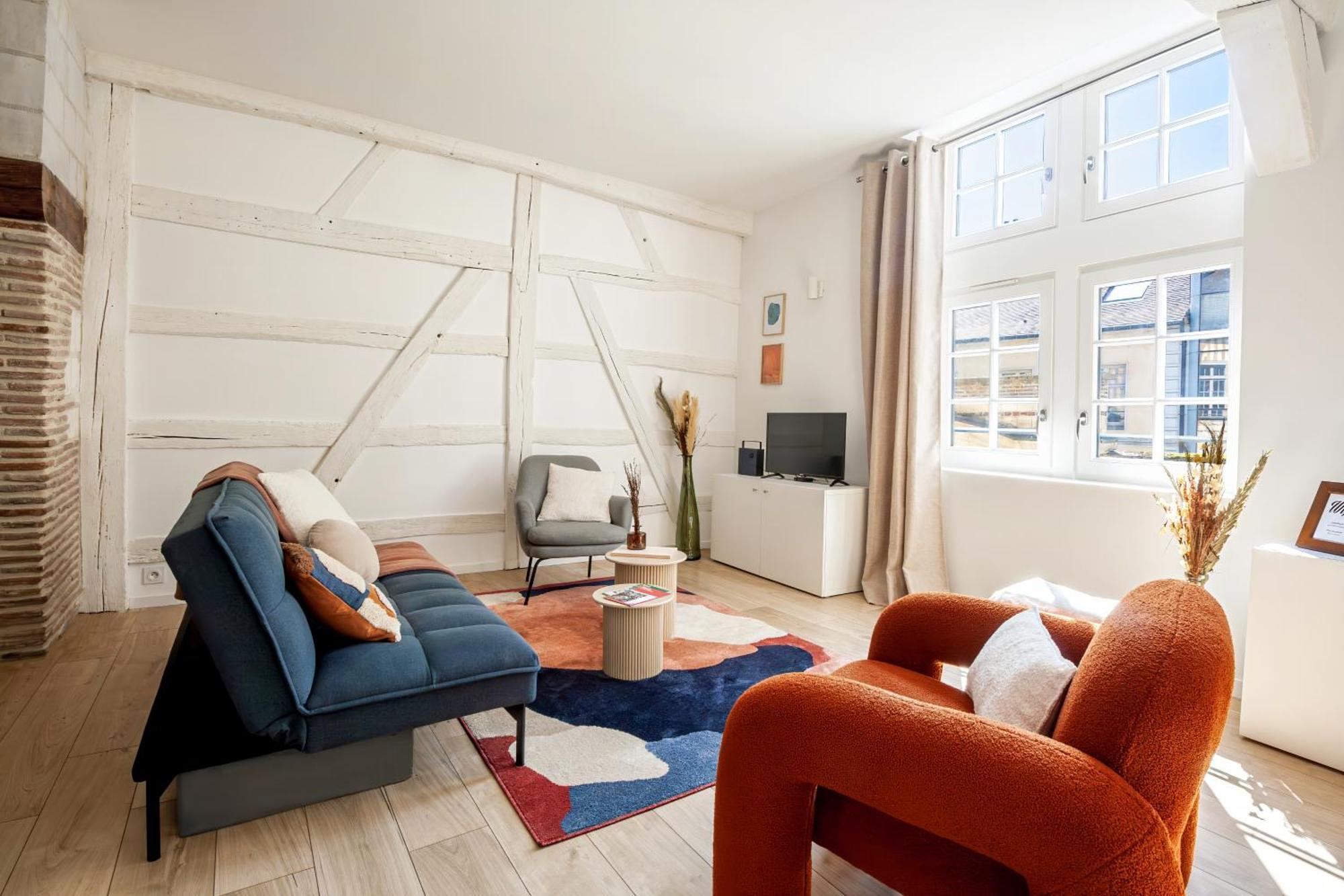 트루아 Le Loft Brunneval - Refuge Arty Du Xvie Siecle 아파트 외부 사진